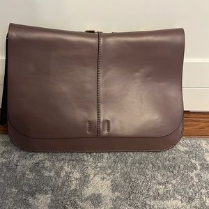 Gianni Chiarini Light Purple Leather Small Slim Bag